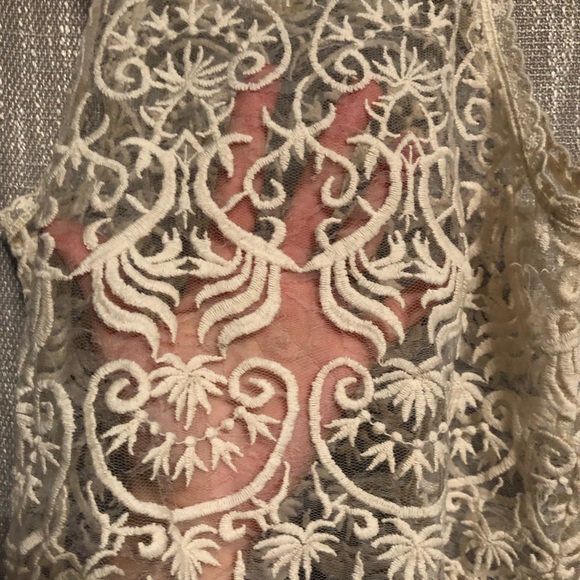 Soprano Lace Sheer Tank Top - Size S - Picture 2 of 4